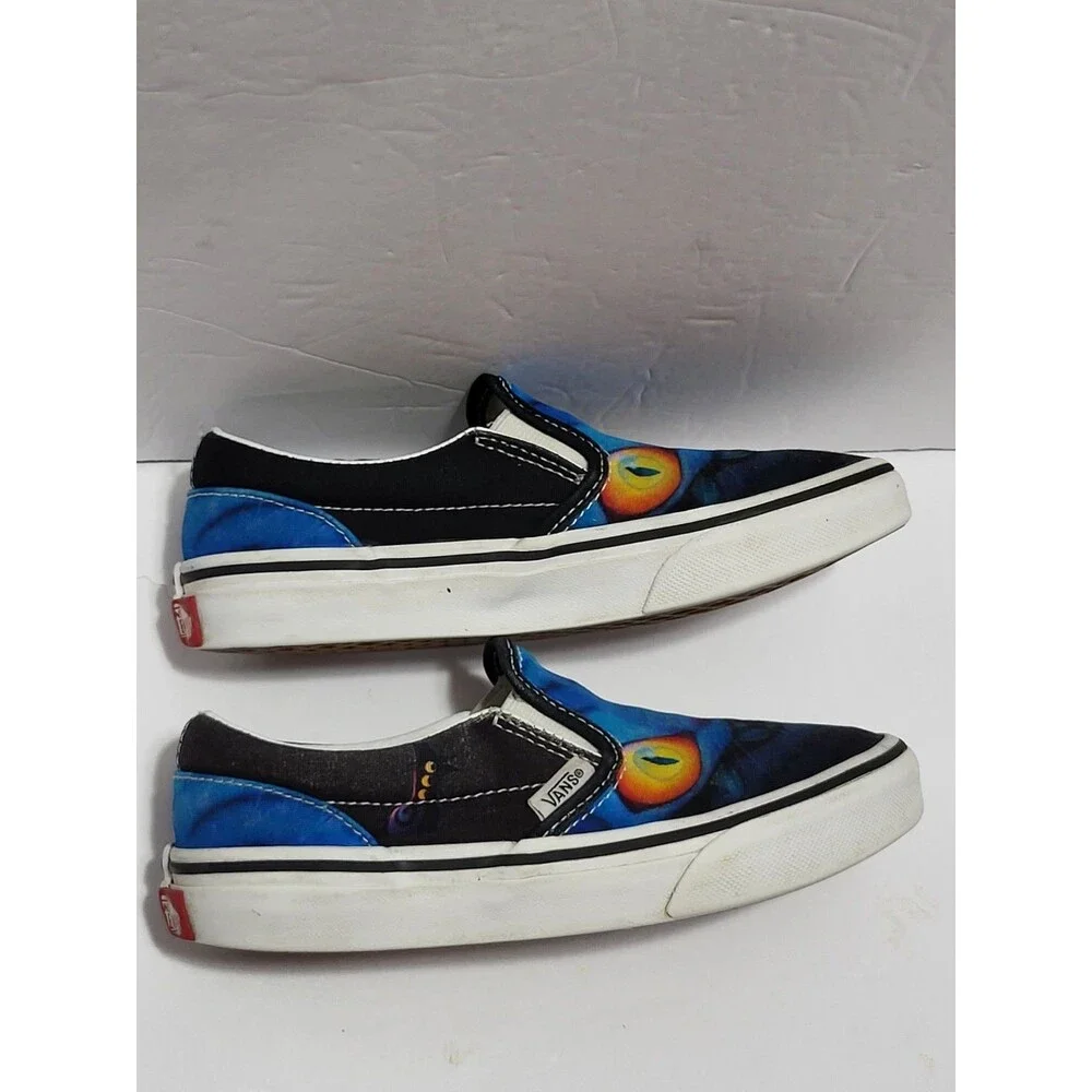 Vans Kpop Demon Hunter Slip On Shoes Size Kids 13.0 Blue